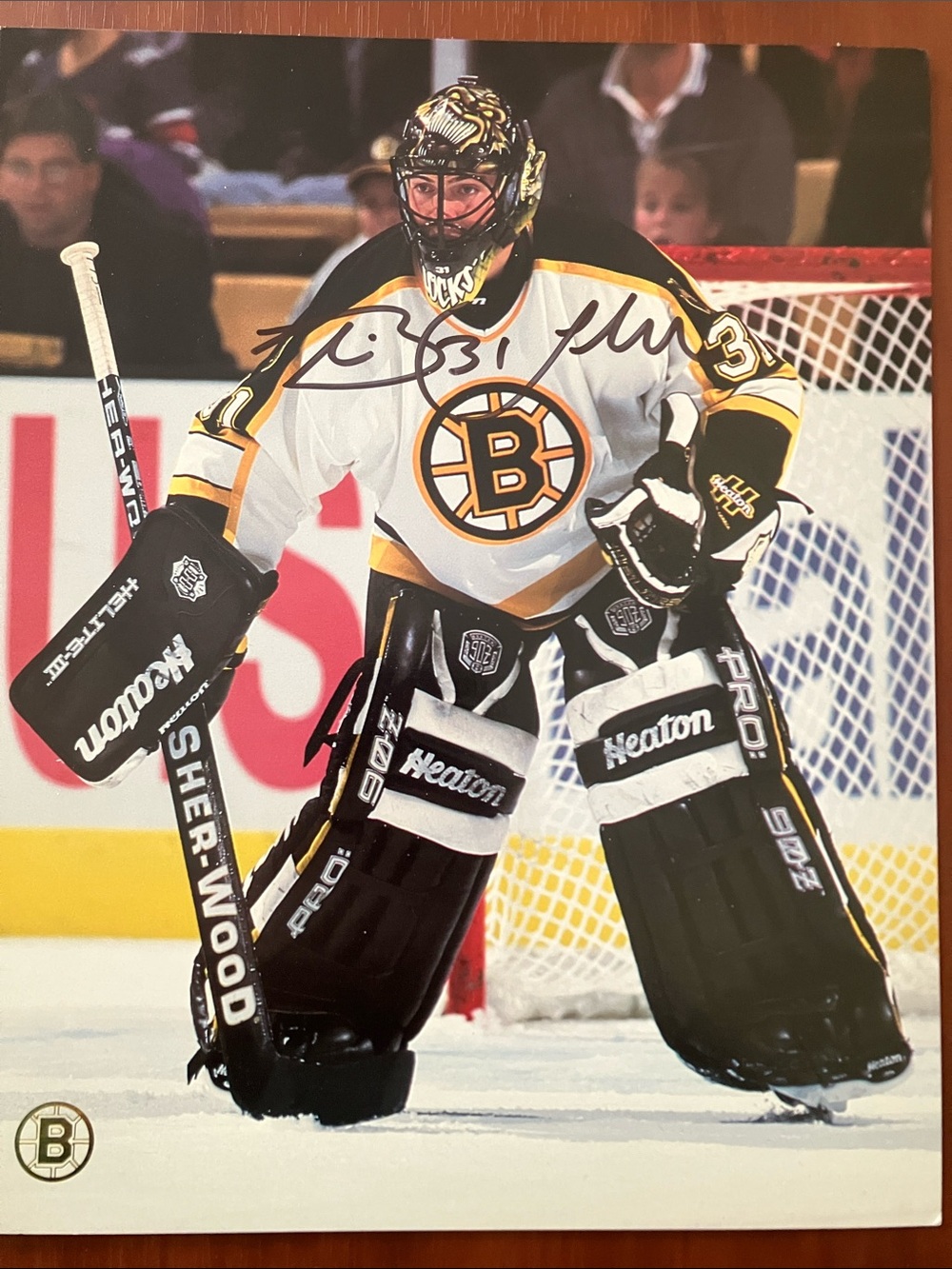 Boston Bruins Blaine Lacher Signed 8x10” Photo